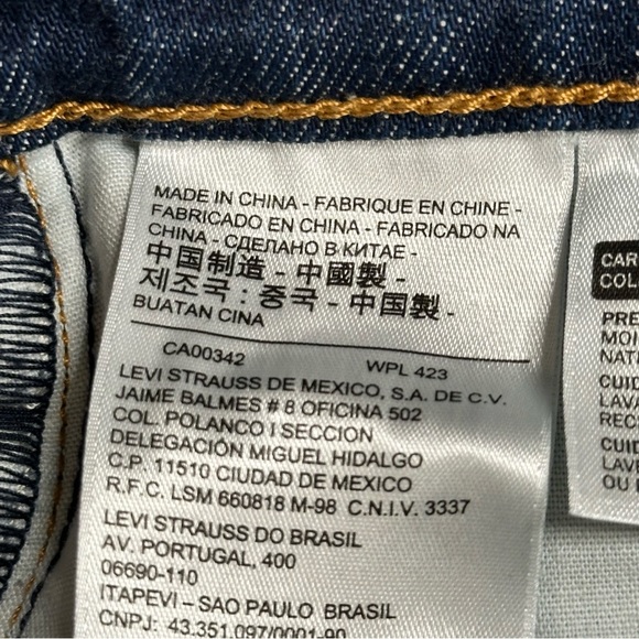 🔴 SOLD- Levi’s Ribcage High Rise Button Fly Cut Off Denim Shorts Distressed - Picture 9 of 11